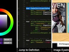 Colour picker, jump to definition and image eyedropper
