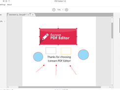 Icecream PDF Editor Screenshot 1