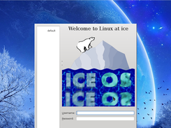 Ice OS' Login Screen