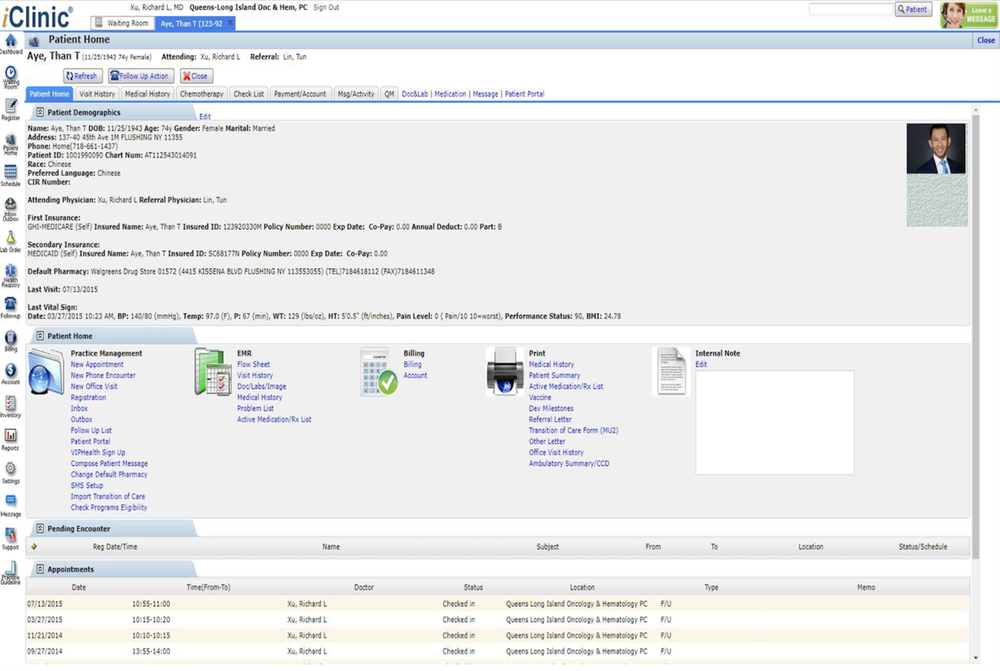 iClinic Screenshot 1