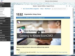 IconCMO tutorials