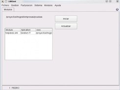 Permite añadir modulos o accesos directos a otros programas