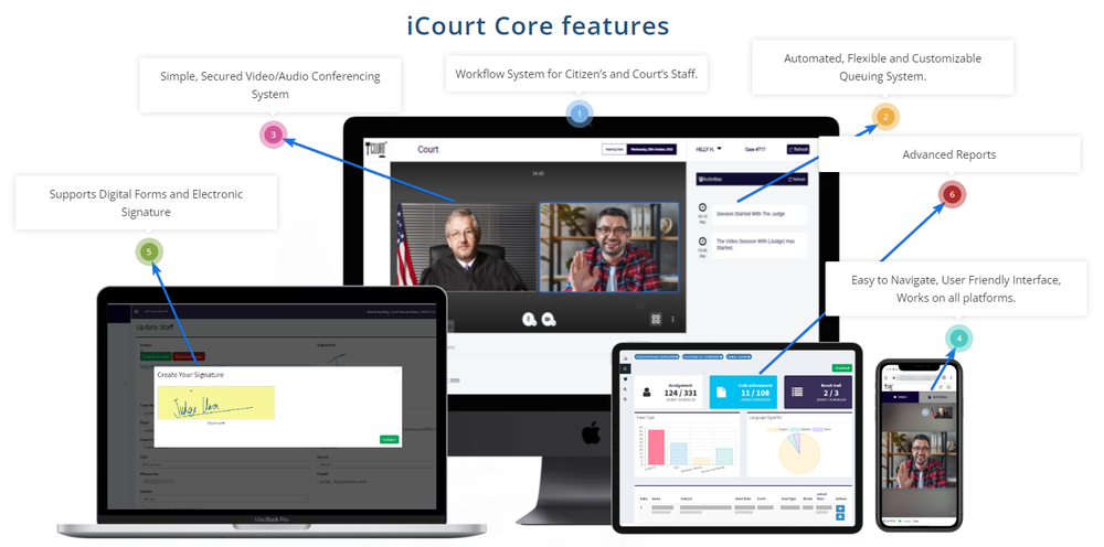 iCourt Screenshot 1