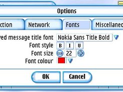 Font Settings