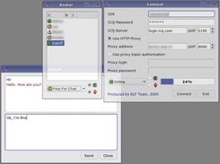I can create application fast and easy with ICQKID2 :)