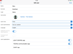 i-CT Framework: user, rights and apps management