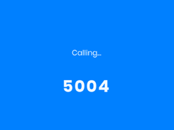 outgoing call.