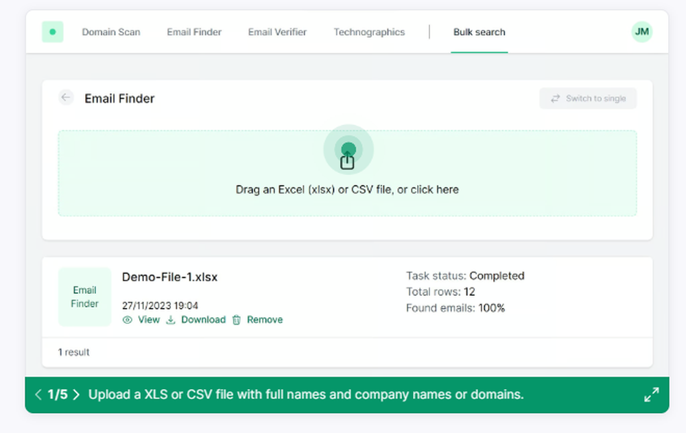 Icypeas Screenshot 1