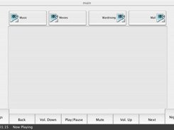 Initial prototype of the interface