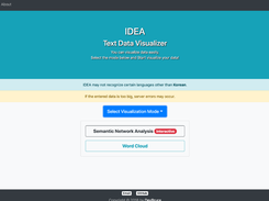 IDEA (Text Data Visualizer) Screenshot 1