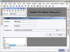 IntelliJ File Maker dialog box