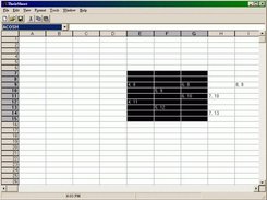 Spreadsheet (scaled down from 800x600) Oct 19, 2005