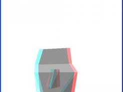 Anaglyph Geo face Frame