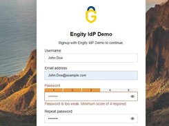 Engity's Easy-Ensure Strong Password Check