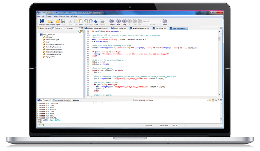 IDL Screenshot 1