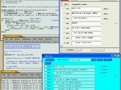 An IDL application using widgets was translated