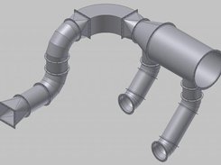 iDuct layout in Inventor