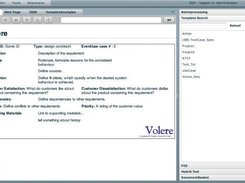 Rendered requirements document (Volere) in SOP 2.0