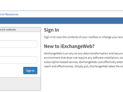 iExchangeWeb Screenshot 1