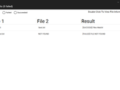 Comparing Files In Two Directories