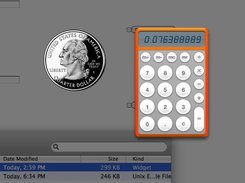 iFlip 1.0.0 running on the Mac OS X 10.6 Dashboard