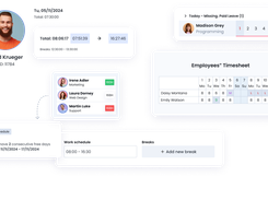 Time Tracking & Work Schedule Planning