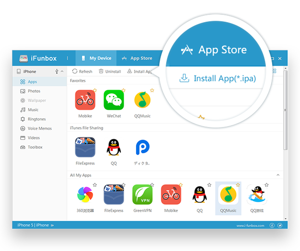iFunbox Screenshot 1