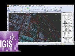 Convert and Digitize data with IGiS CAD: IGiS CAD enables 2D and 3D mapping support with cartographic as well as engineering capabilities to map real world objects. IGiS CAD is fast and comprises of numerous user friendly tools for any kind of GIS data conversion and digitization. Using Coordinate Geometry (COGO) descriptions, users can accurately create features from any engineering drawing sources and geo-reference them into the GIS database.