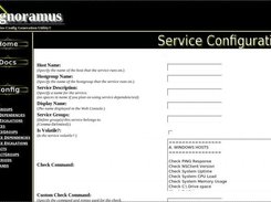 Version 0.2 - Services Configuration Page