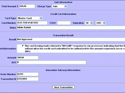 Sample IGS Declined Response