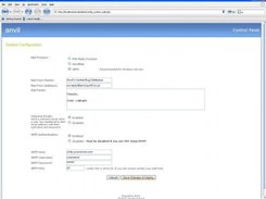 [CONTROL PANEL] - The Mail Settings configuration screen
