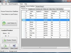 Calculator Using IiM: Selecting Product from The DataBase