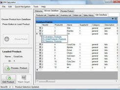 Calculator Using IiM:Browse and Edit DataBase with relations