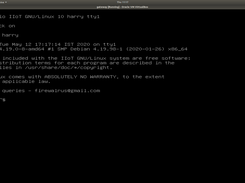 First Boot