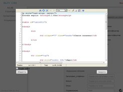 HTML editor