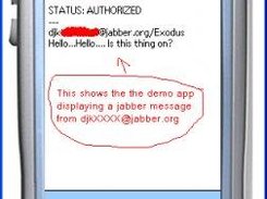 iksdemo demo app running in the UIQ emulator