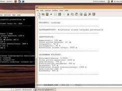 Calculation reports can be saved as text files for later use