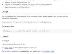Il2CppDumper Screenshot 1