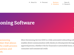illion Decisioning Service Screenshot 1