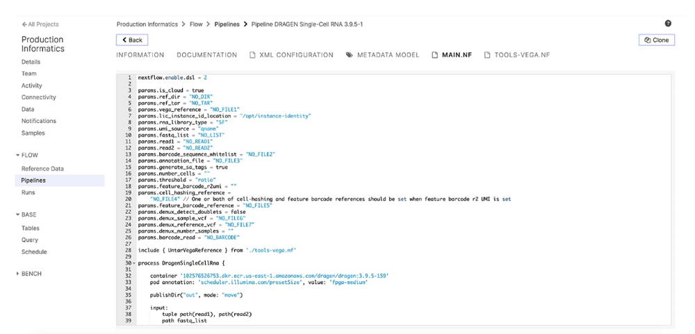 Illumina Connected Analytics Screenshot 1