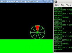 simple 2D rigidbody simulator written in C