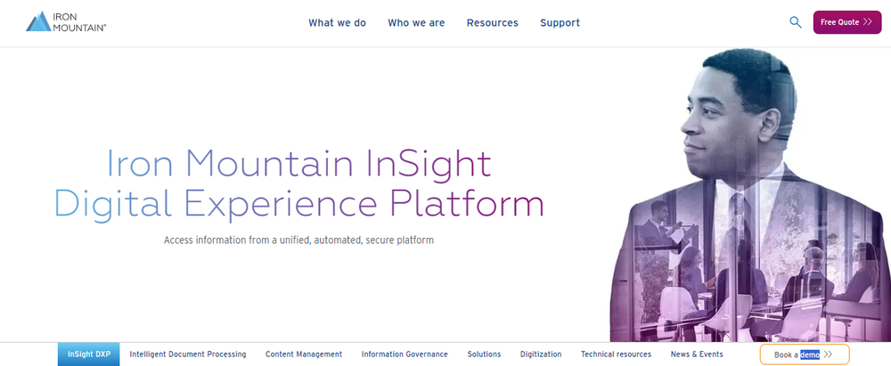 InSight Digital Experience Platform Screenshot 1