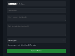 Image Gallery Content Management System Screenshot 2