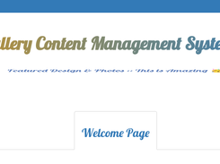 Welcome Page