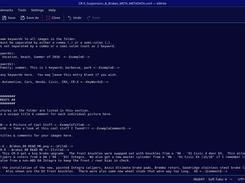 This is the metadata file.  Keywords, titles, and comments for all images are set here.  If any problems are found when you try the embed operation, the program will stop and let you know what the problem is.