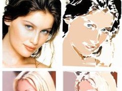 original images and XAML output results of the Image2XAML