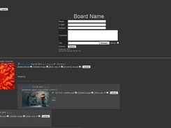 front page with admin rights