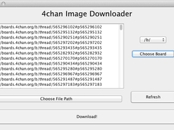GUI with threads listed