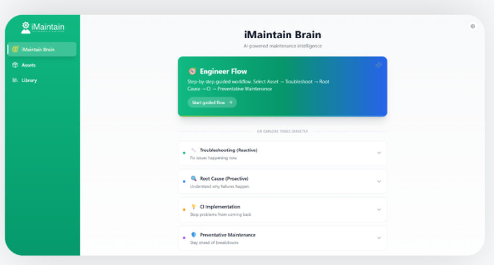 iMaintain Screenshot 1
