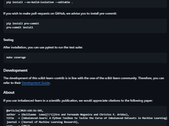 imbalanced-learn Screenshot 1